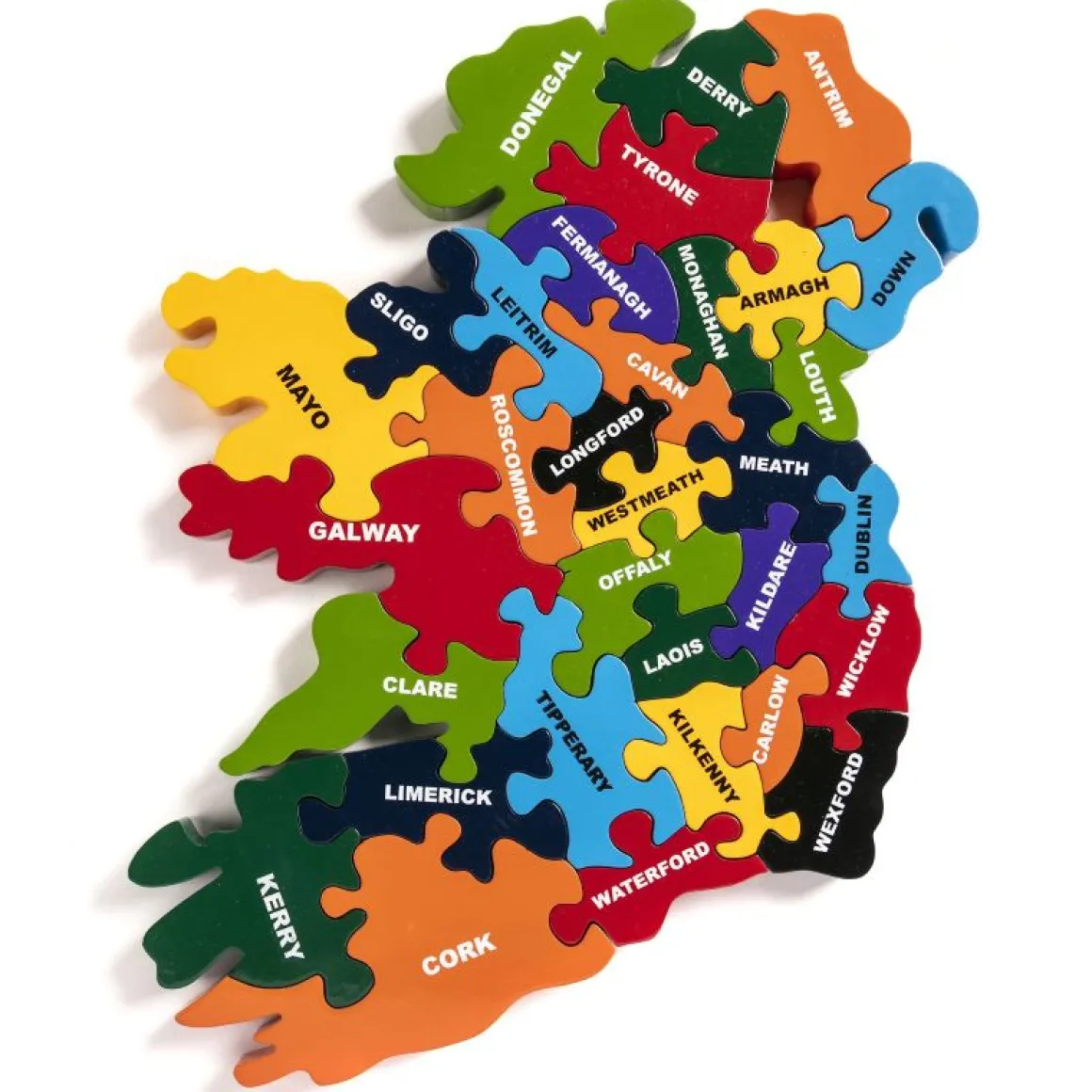Alphabet Jigsaws | Map of Ireland Jigsaw Puzzle