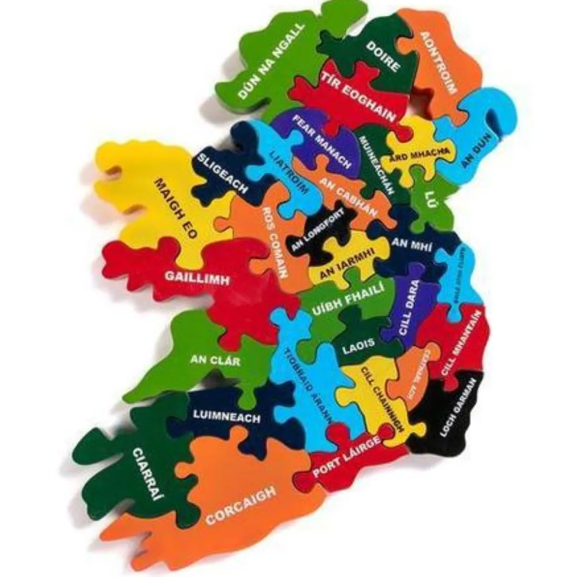 Alphabet Jigsaws Mapa na hÉireann