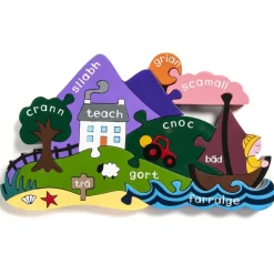 Alphabet Jigsaws Radharc as Gaeilge