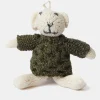 Aran Handknit Teddy , Green
