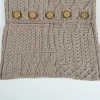 Aran Knit Cushion Cover , Wicker