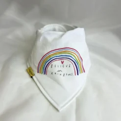 Babyboo Believe in Rainbows Bib