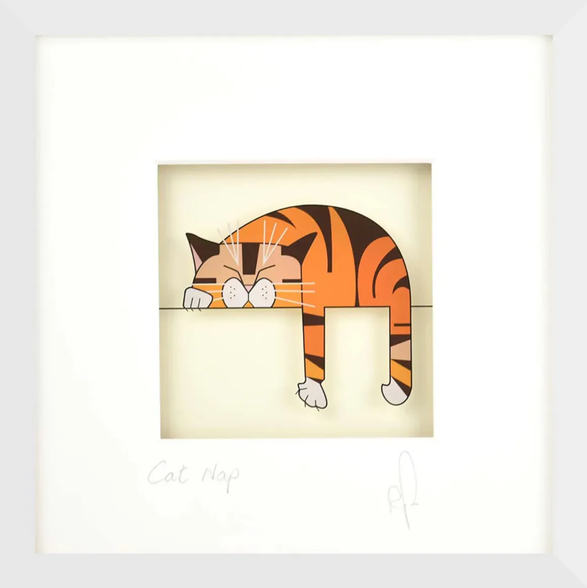 Black Hen Designs Cat Nap Ginger