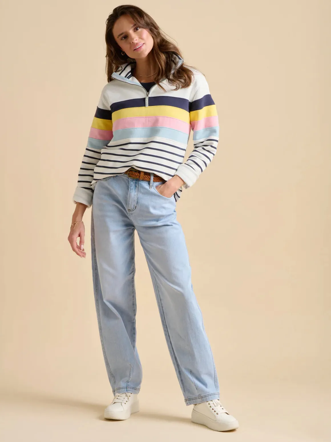 Brakeburn Chest Stripe Top