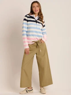 Brakeburn Stour 1/4 Zip Stripe Sweatshirt