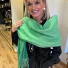 Cashmere Blend Scarf , Green