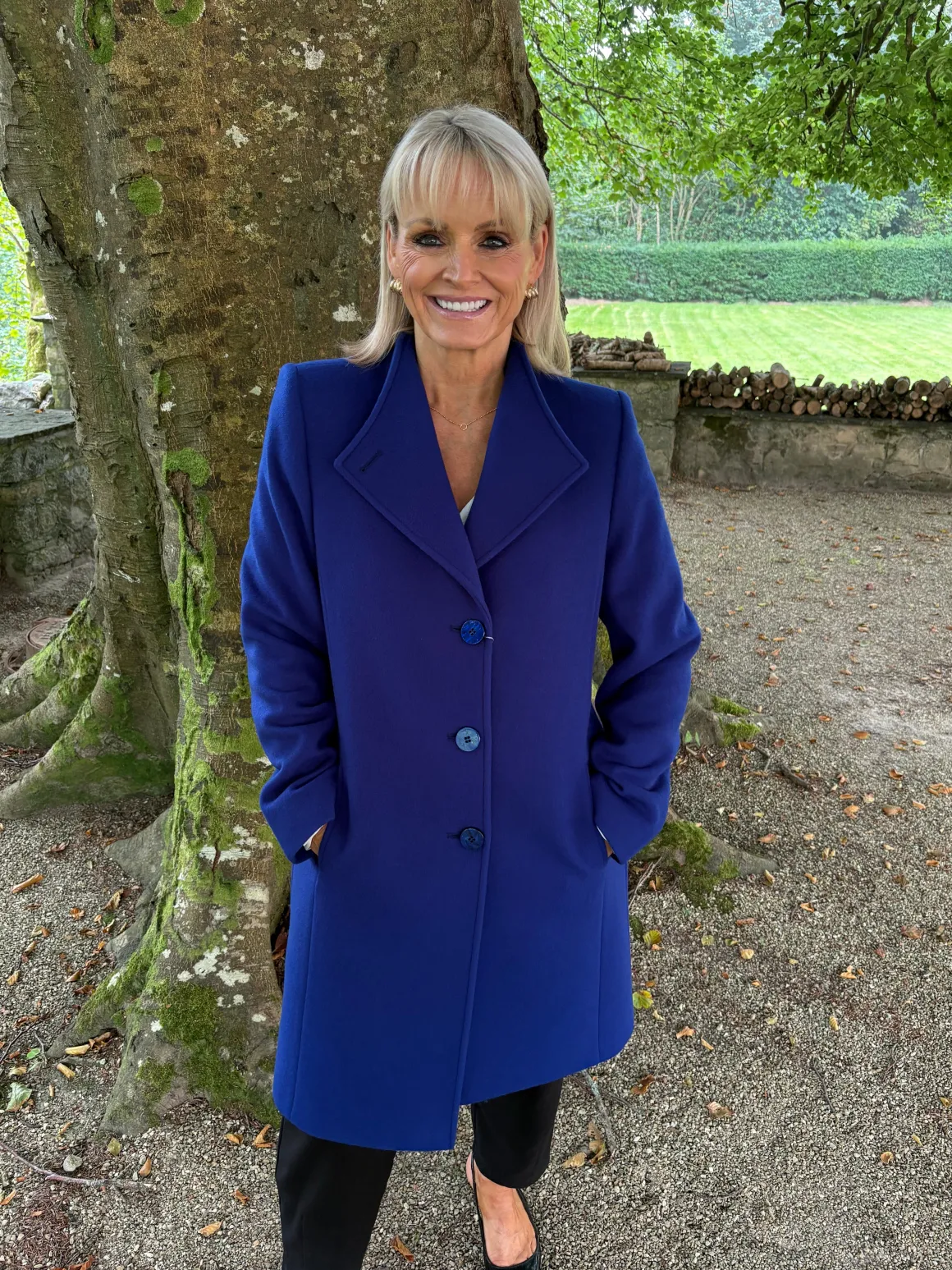 Christina Felix Wool Coat - Royal Blue