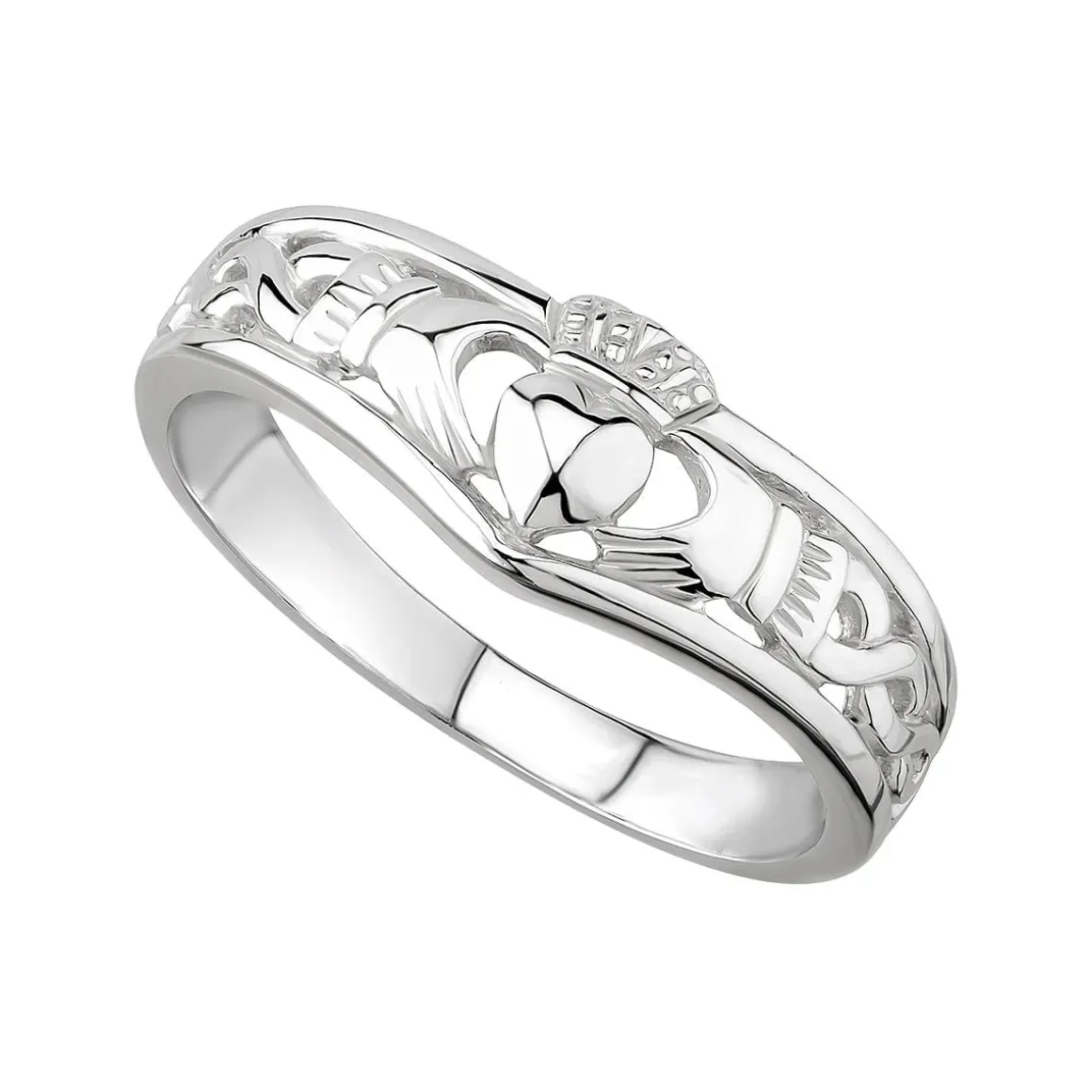 Claddagh Wishbone Ring