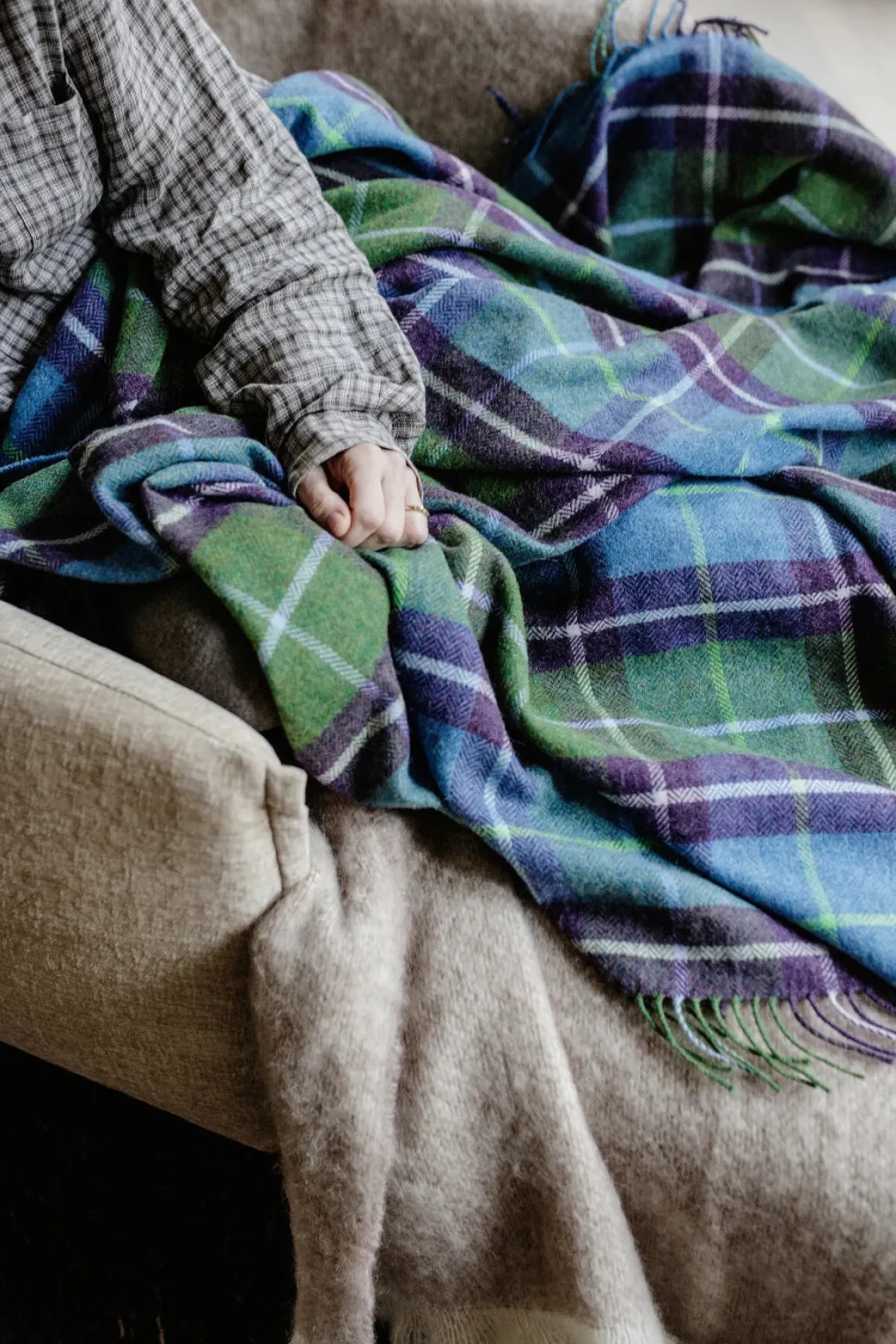 Foxford Connemara Lambswool Throw