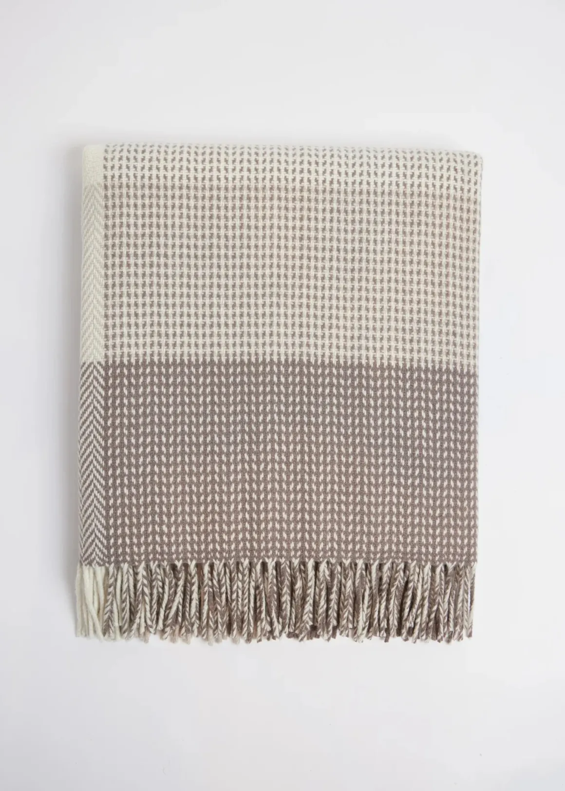 Foxford Dun Briste Herringbone Throw