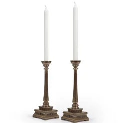Genesis Oriental Candle Holders S/2