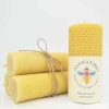 Hanna's Bees Medium Beeswax Candle