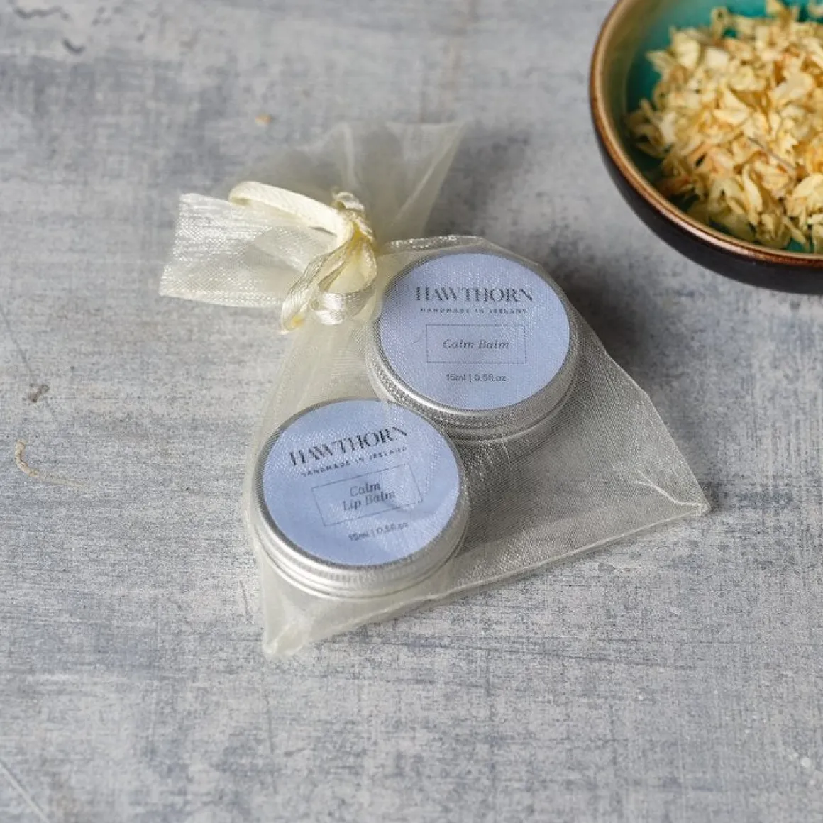 Hawthorn Calm Balm + Calm Lip Gift Bag