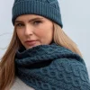 Hearts Hat , Teal