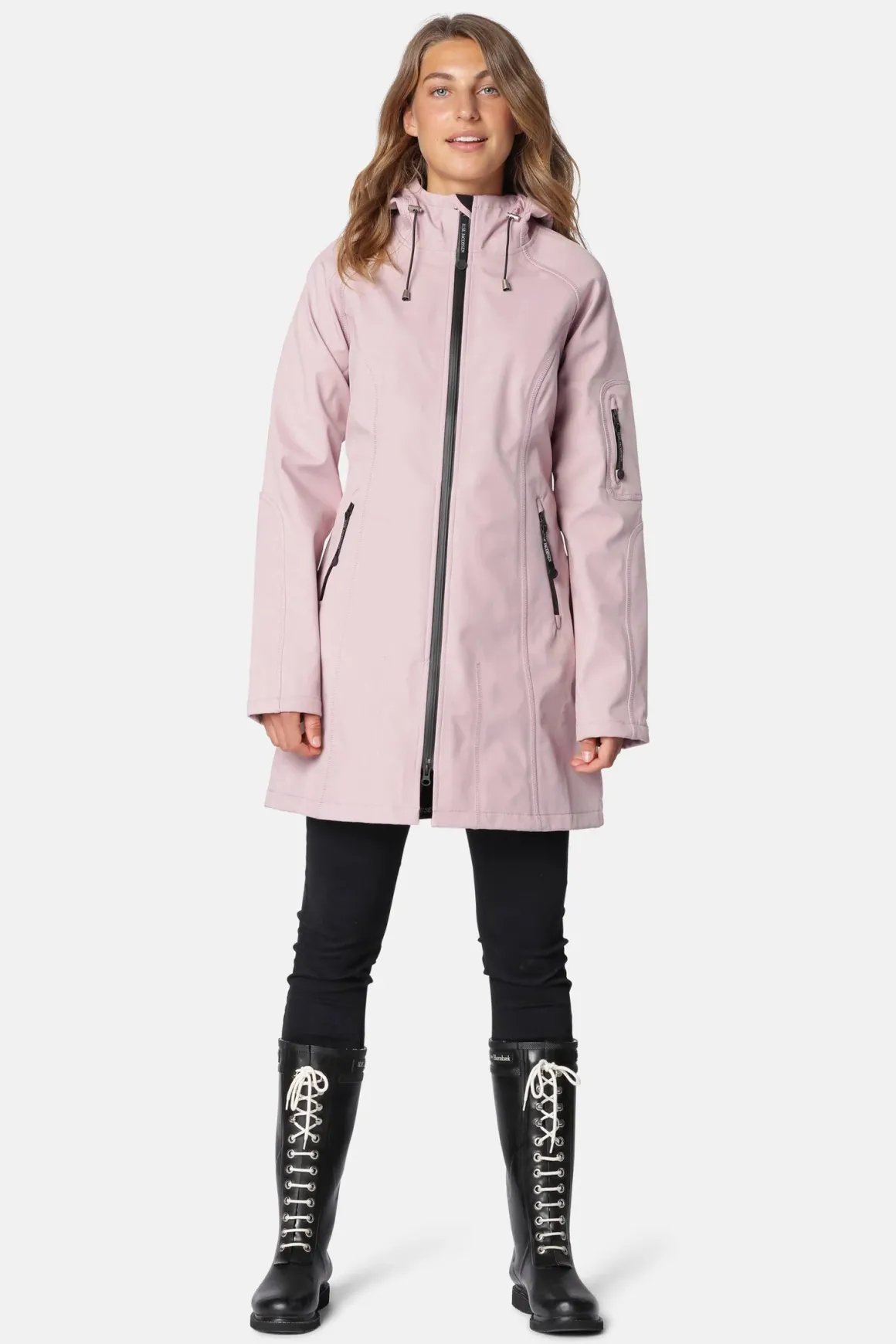 Ilse Jacobsen Rain37 Coat , Adobe Rose