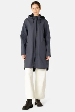 Ilse Jacobsen Rain128 Softshell Raincoat , Ombre Blue
