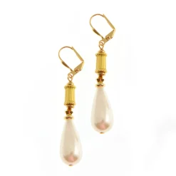 K Kajoux Grecian Pearl Earrings