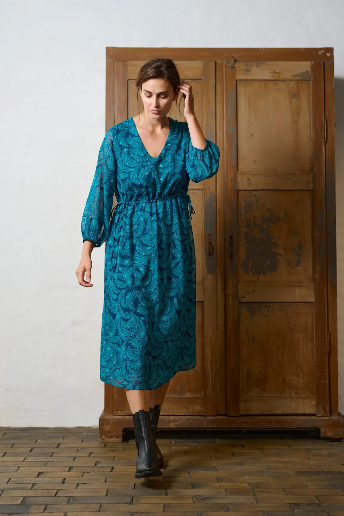 Kaffe | Kadori Print Dress | Legion Blue