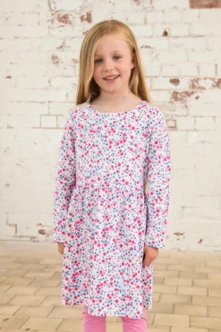 Lighthouse Ellie Denim Dress Pink Floral