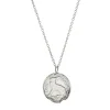 Loinnir Jewellery 3 Pence Coin Necklace , Silver
