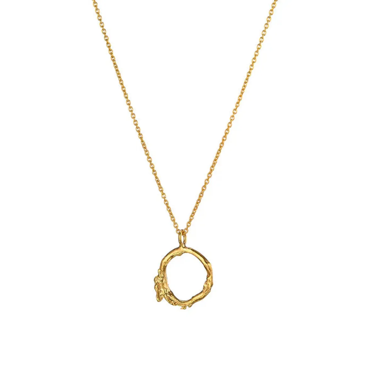 Loinnir Jewellery Irish Shrubbery Necklace , Gold Vermeil