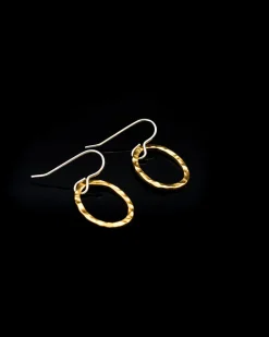 Lynsey De Burca | Tarrae Vermeil Gold Drop Earrings