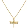 Mary-K Gold Dragonfly Necklace