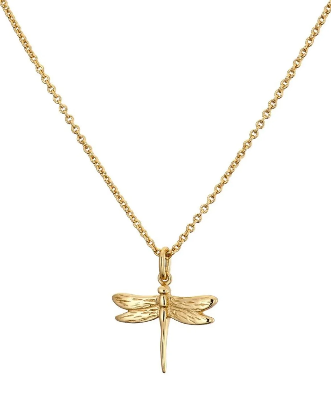 Mary-K Gold Dragonfly Necklace