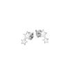 Mary-K Silver 2 Star Studs