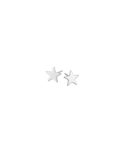 Mary-K Silver Star Stud Earrings