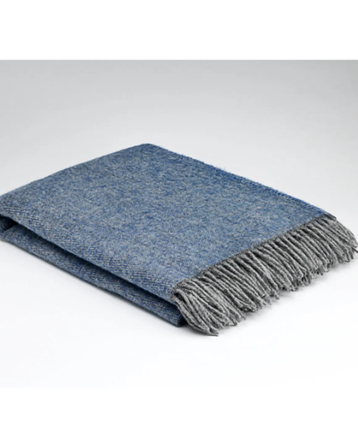 McNutt of Donegal Cosy Periwinkle Throw , Blue