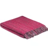 McNutt of Donegal Fuchsia Tweed Throw