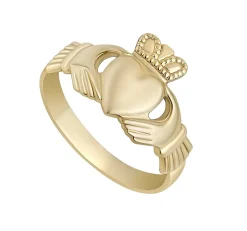 Men's 10ct Gold Claddagh Ring