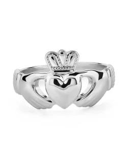 Men's Sterling Silver Claddagh Ring