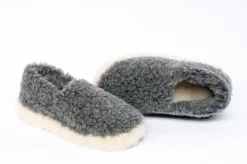 Merino Wool Slippers , Graphite