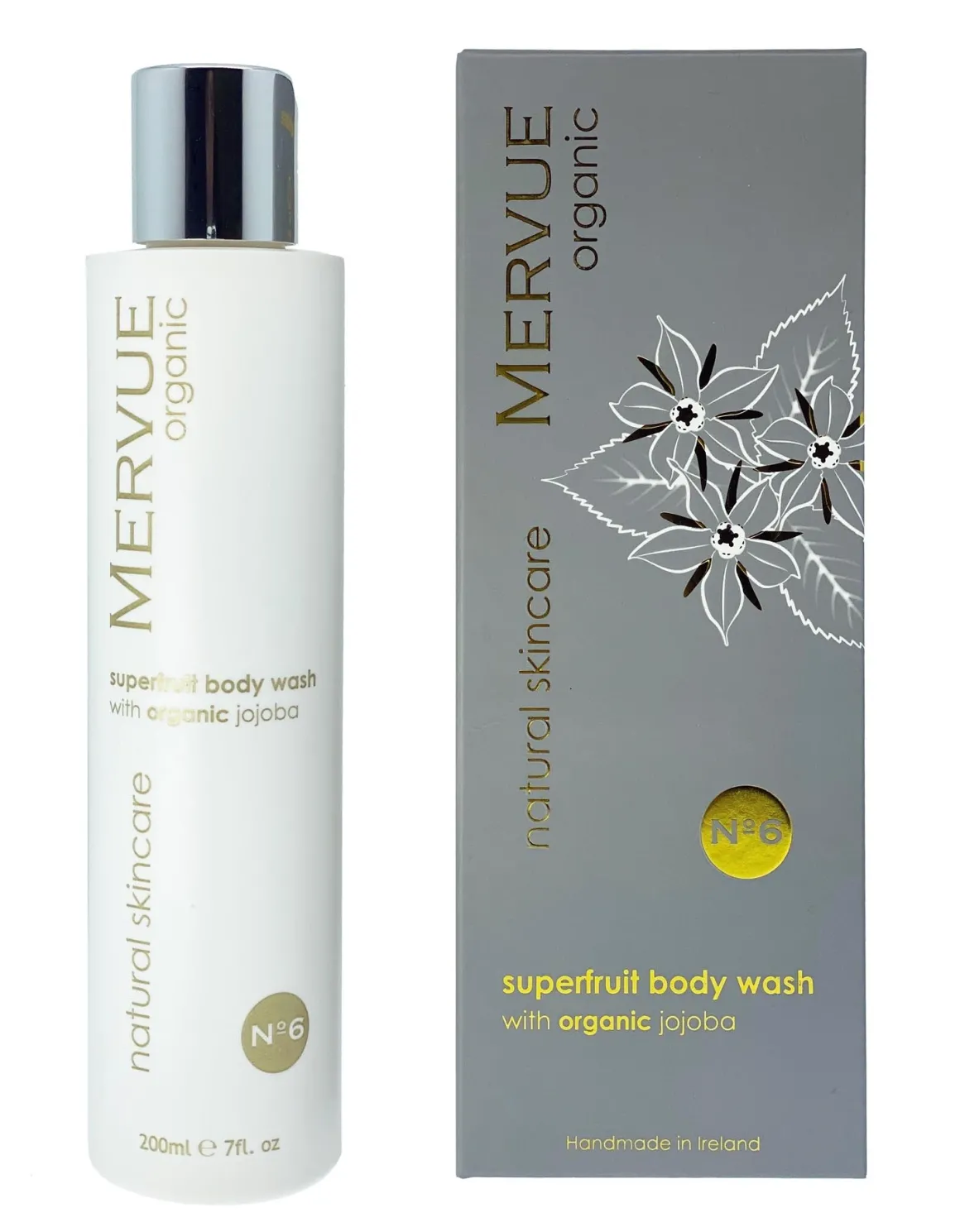 Mervue Organic Skincare Superfruit Body Wash