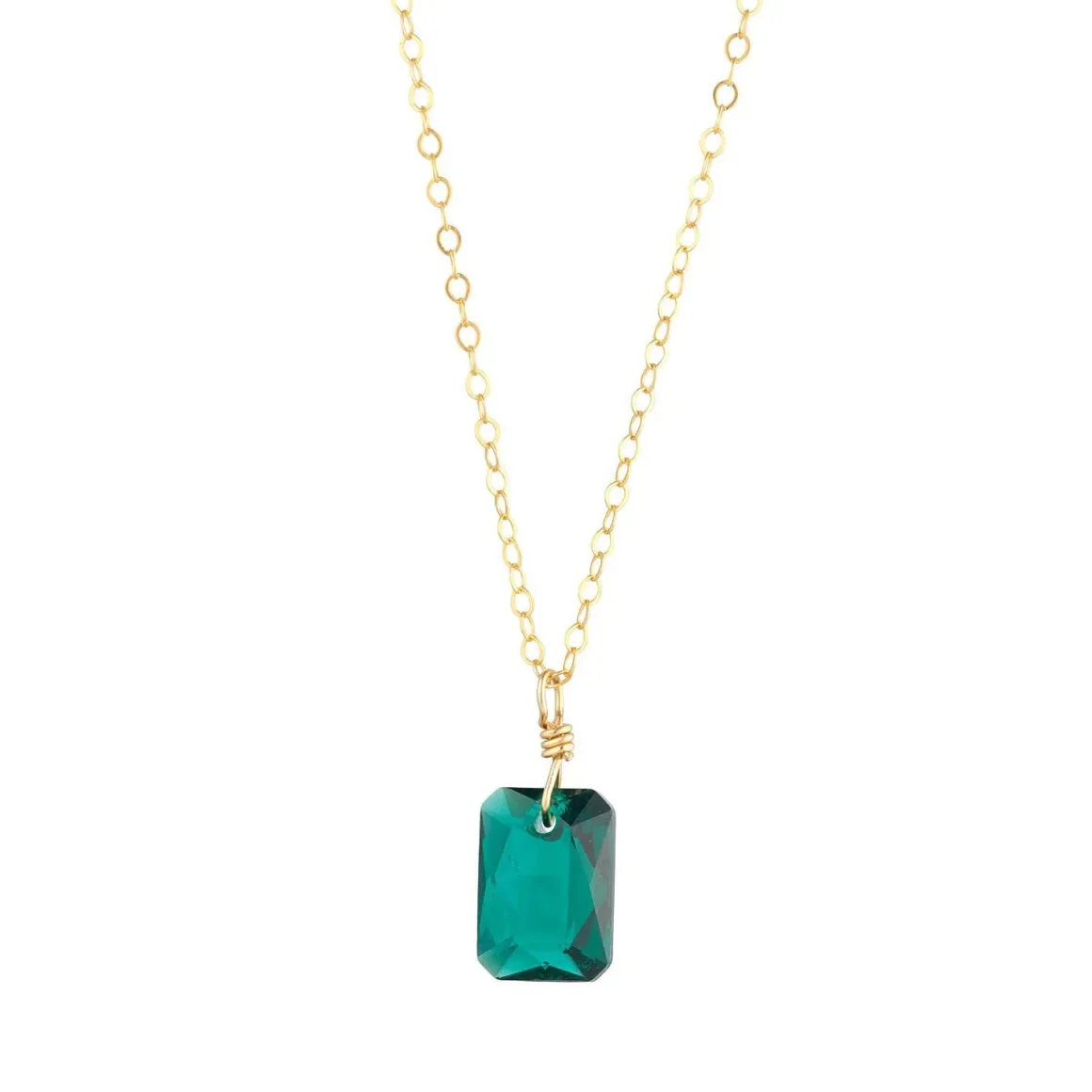 MoMuse Emerald Crystal Pendant