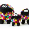 Multicolour Felt Sheep Collectible , Small