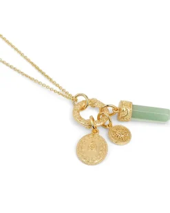 Newbridge Silverware | Amy Huberman Pendant With Green Aventurine Charm