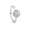 Newbridge Silverware | Revolving Ring with Clear Stones
