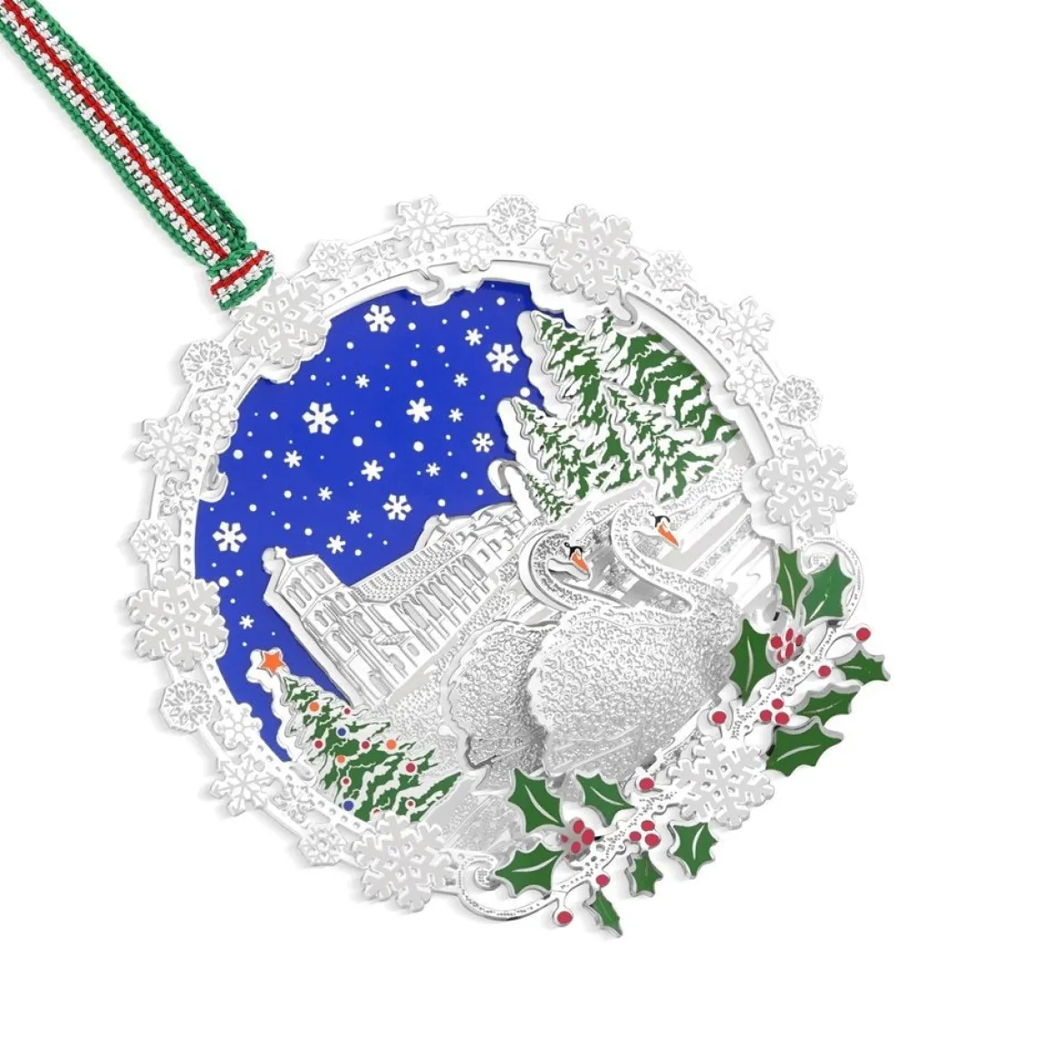Newbridge Silverware | Swan Christmas Tree Decoration