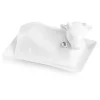 Newbridge Silverware | Whiteware Cow Butterdish