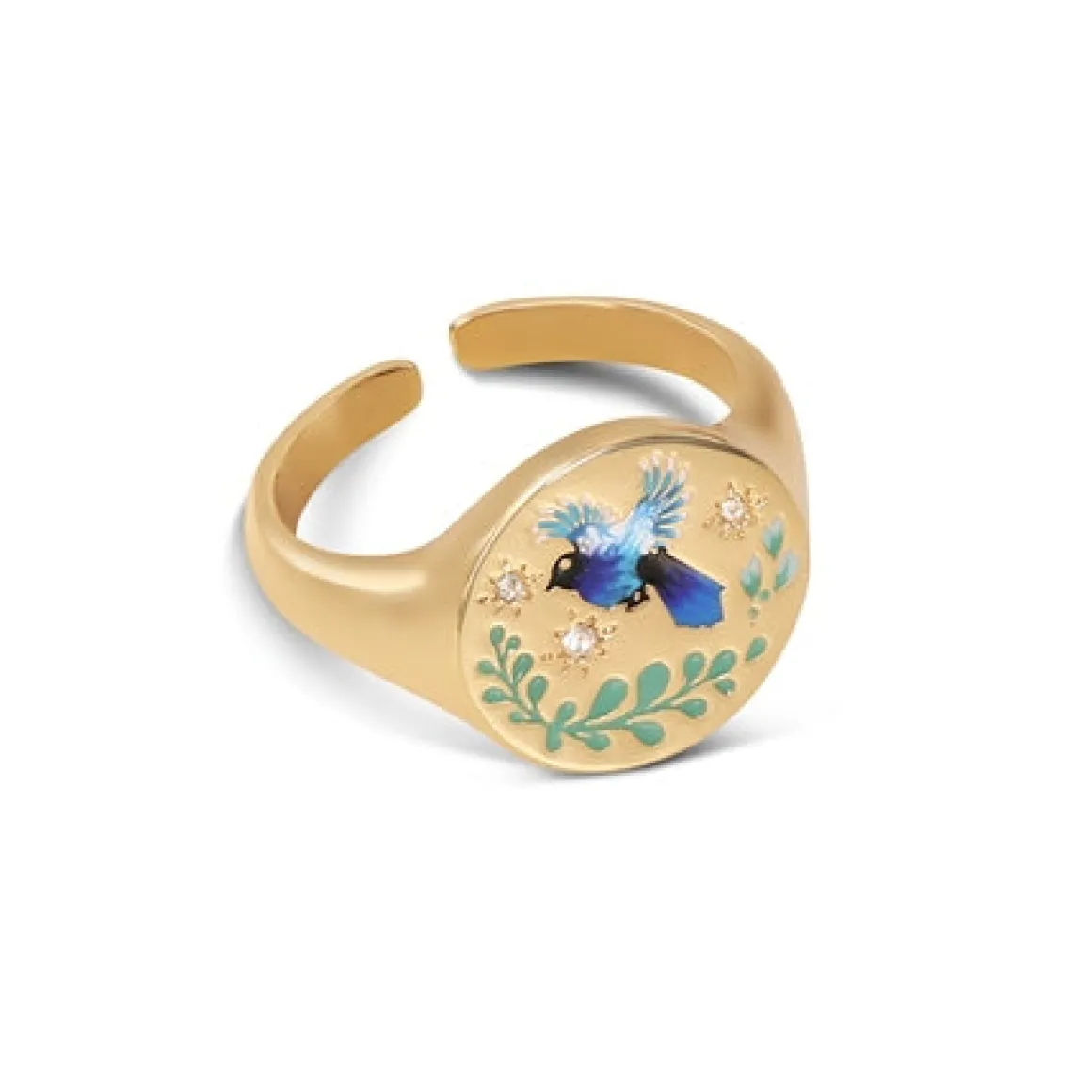 Newbridge Silverware Bird Enamel Ring
