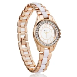 Newbridge Silverware Ladies Round Face Watch Rose