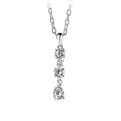 Newbridge Silverware Multidrop Pendant Clear