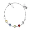 Newbridge Silverware Silver Bracelet with Multi Stone