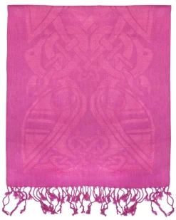 Patrick Francis | Celtic Wool Scarf | Magenta PInk