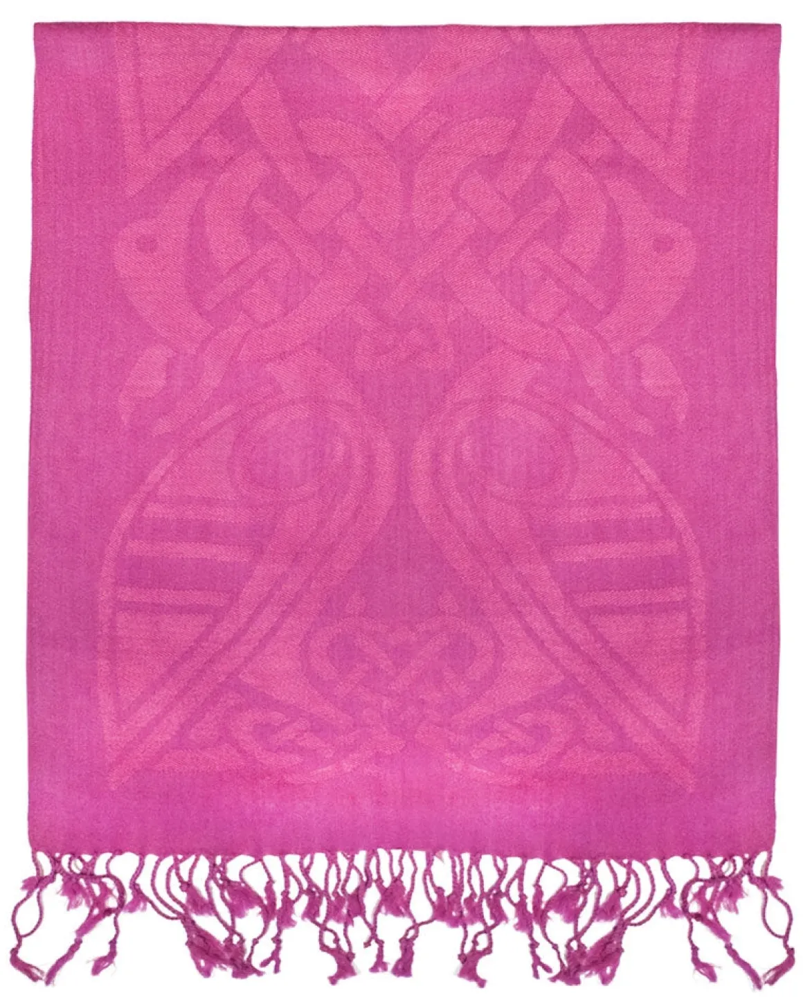 Patrick Francis | Celtic Wool Scarf | Magenta PInk