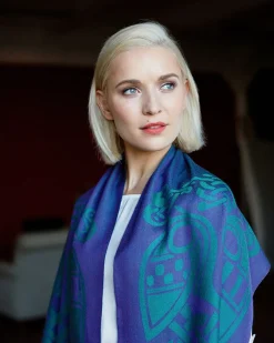 Patrick Francis Two-Tone Wool Scarf