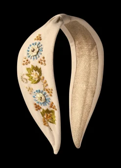 Powder Perfect Posie Headband , Coconut